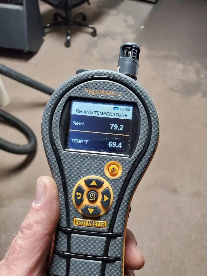Moisture meter humidity assessment for Fire & Smoke Damage Restoration in Gateway