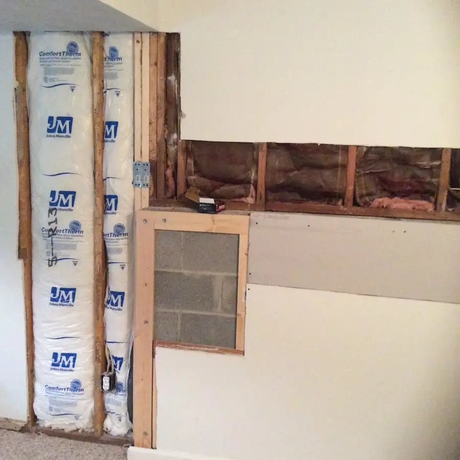 Wall insulation replacement during Contents Cleaning & Restoration in Gateway